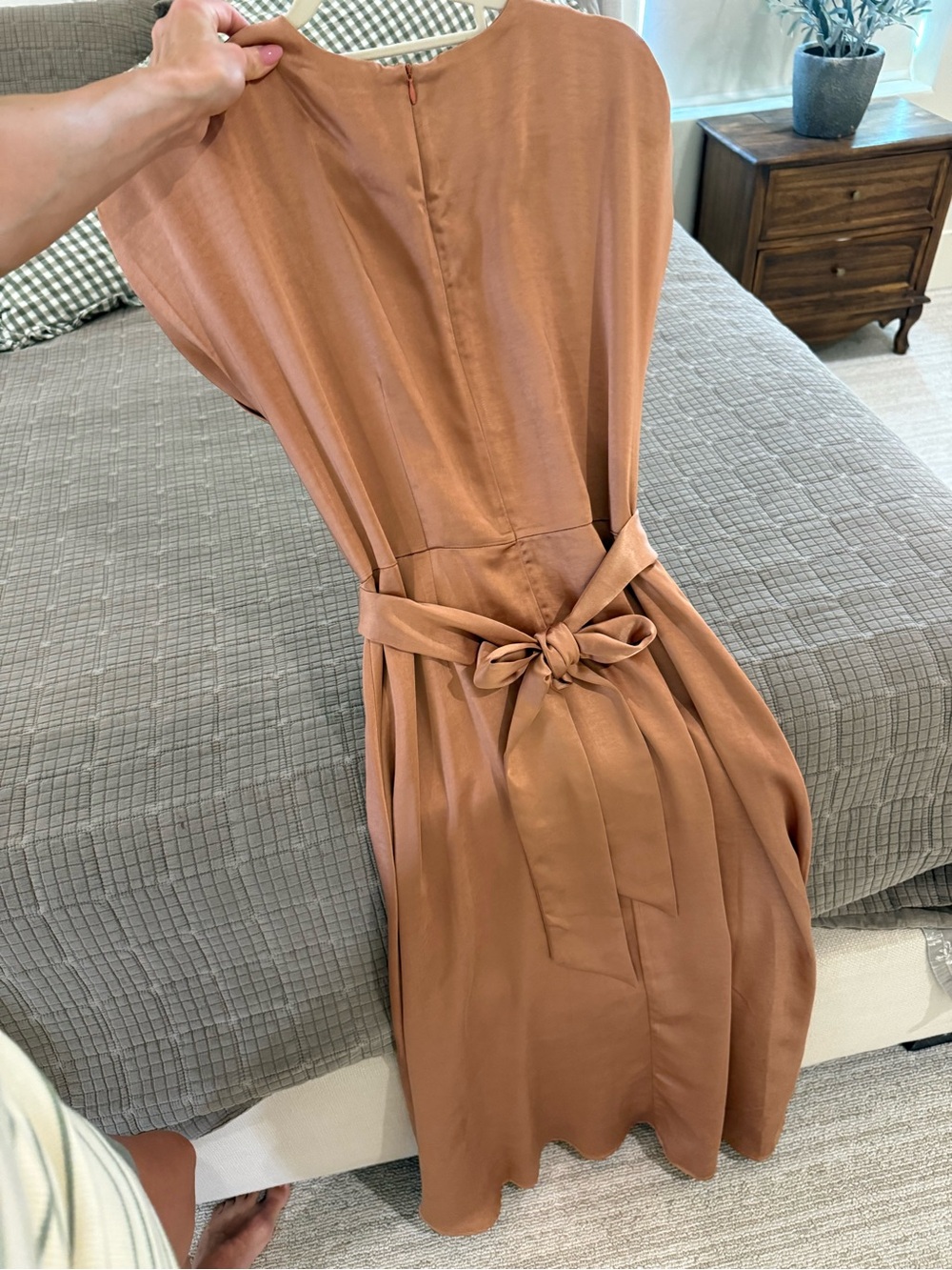 böhme champagne Brown Dress - Size S - Picture 6 of 7